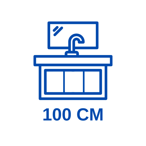 100 CM Banyo Dolabı Seti