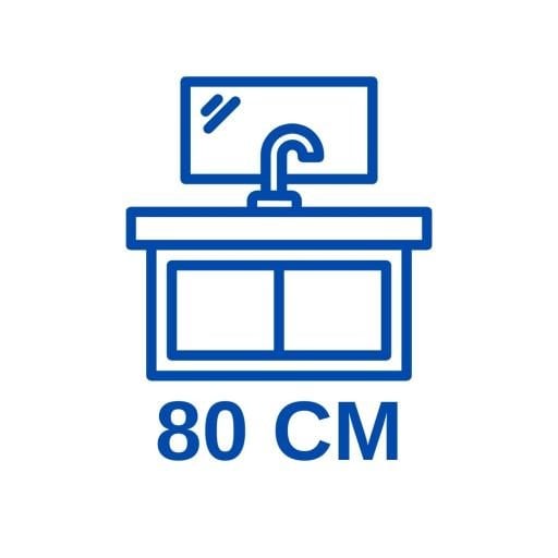 80 CM Banyo Dolabı Seti
