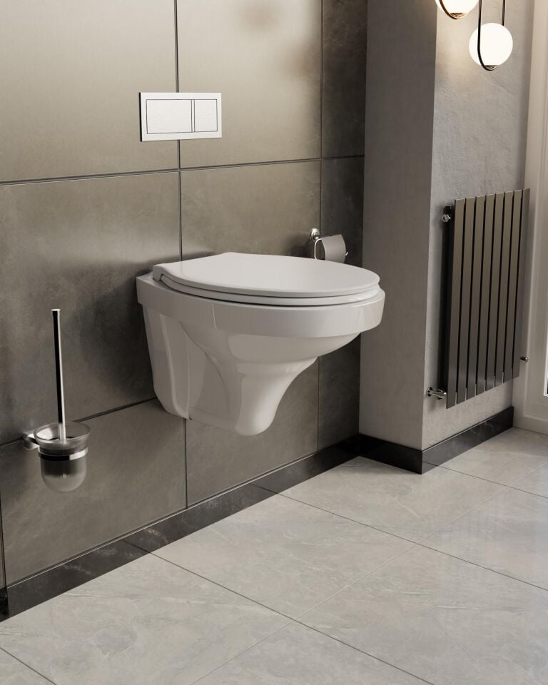 Karen Banyo Stella Kanallı Asma Klozet, Kapak Dahil