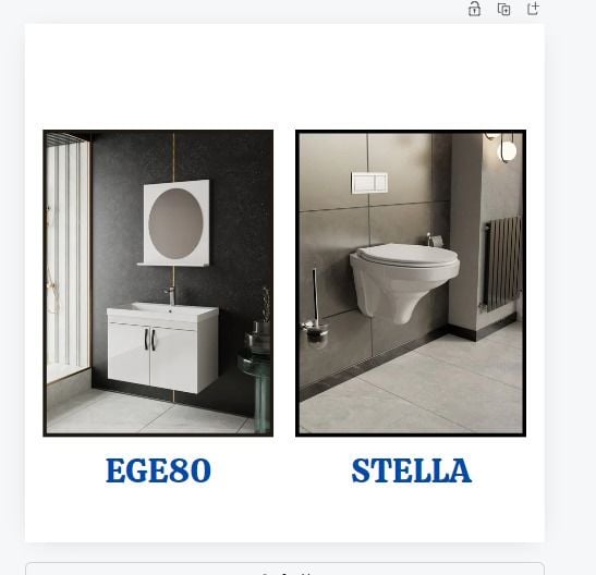 Karen Banyo Ege 80 Cm Lavabolu, Aynalı Banyo Dolabı Seti + Stella Kanallı Klozet Dahil Kampanyalı Set