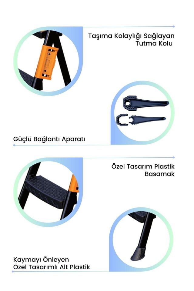 Karen Banyo Doruk Siyah Özel Tasarım Merdiven