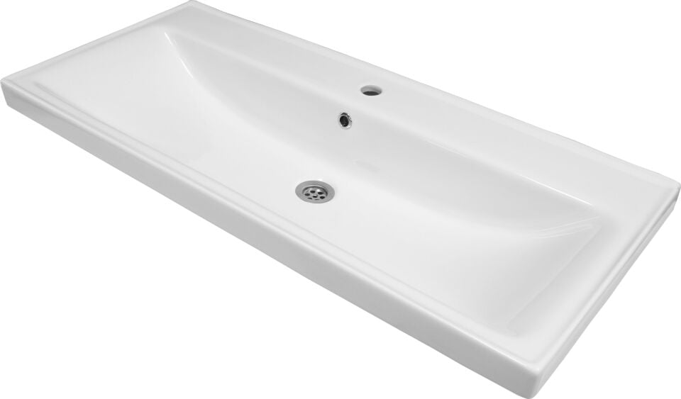 Karen Banyo Lotus Banyo Dolabı 100 Cm Lavabo Dahil Antrasit Çekmeceli Komple Mebran Mdf