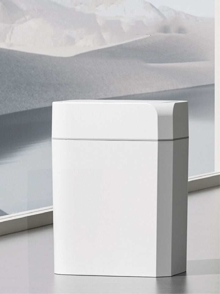 Otomatik Sensörlü Çöp Kovası Beyaz 18 LT 4147-02