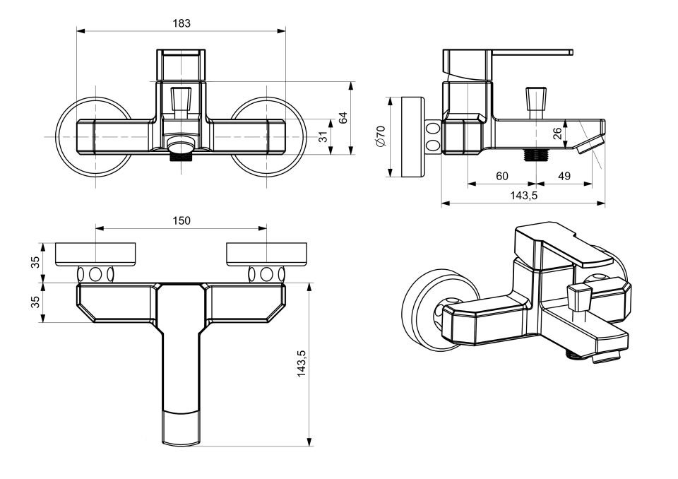 Karen Banyo Robin Banyo Bataryası, Krom, Cisa 47503