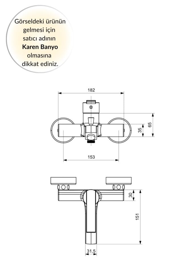 Karen Banyo Nova Banyo Bataryası, Krom, Cisa 45806
