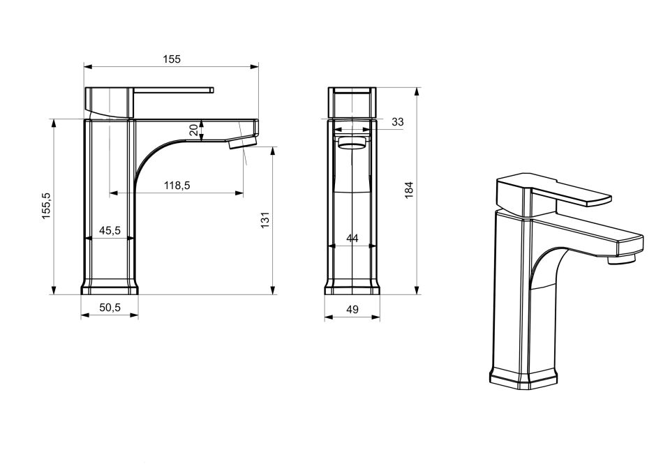 Karen Banyo Robin Lavabo Bataryası, Krom, Cisa 48067