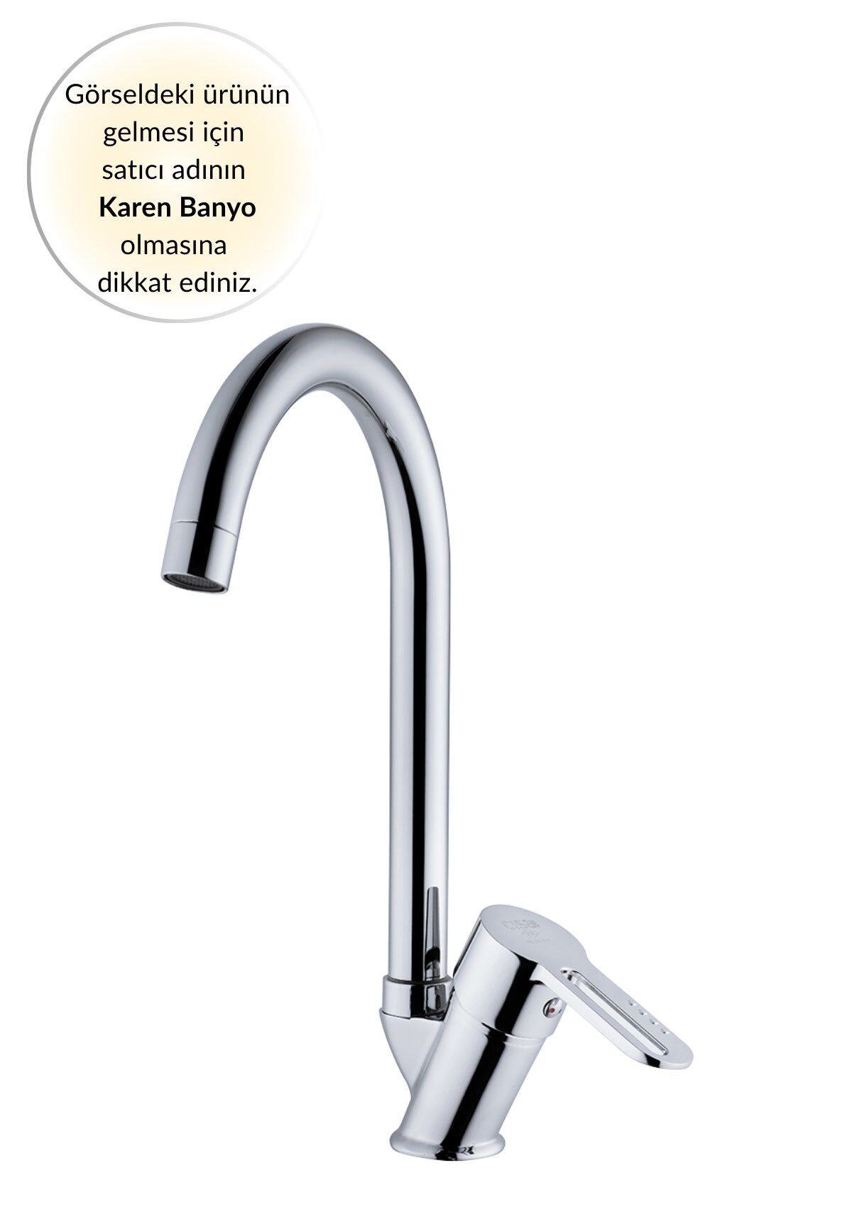 Karen Banyo Tulipek Eviye Bataryası, Krom, Cisa 46438