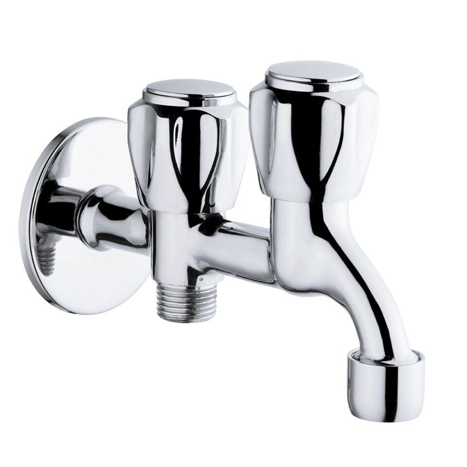 Karen Banyo Uzun Musluk Çift Çıkışlı, Krom, Cisa 51562