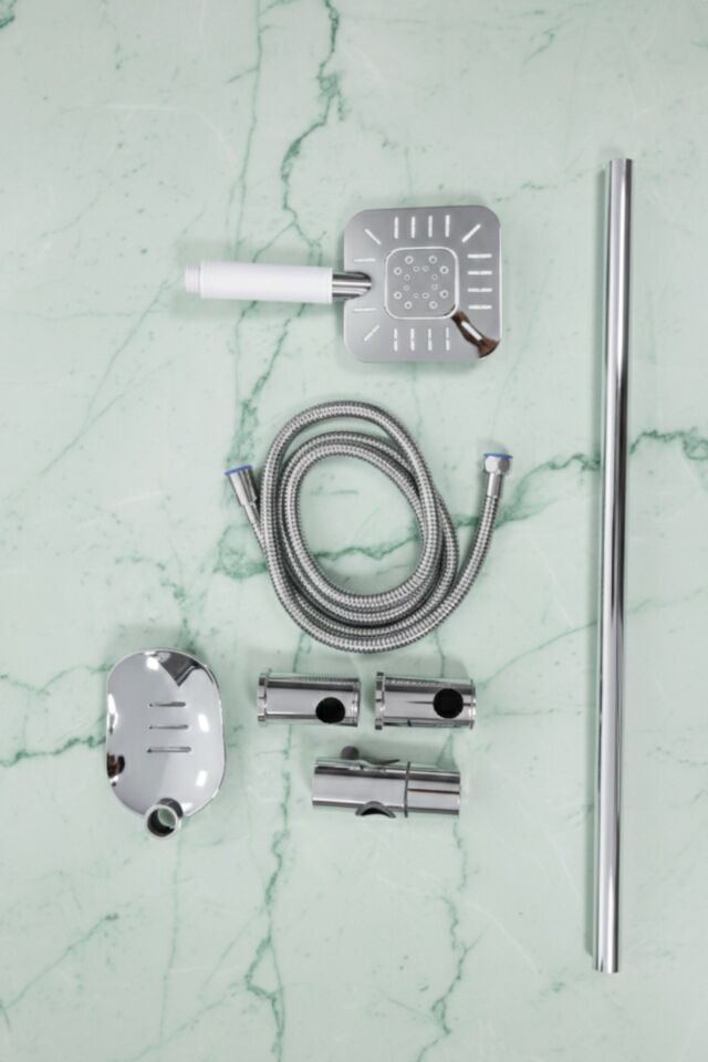 Via Sürgülü Duş Seti, Duş Sİstemi 42898 Krom