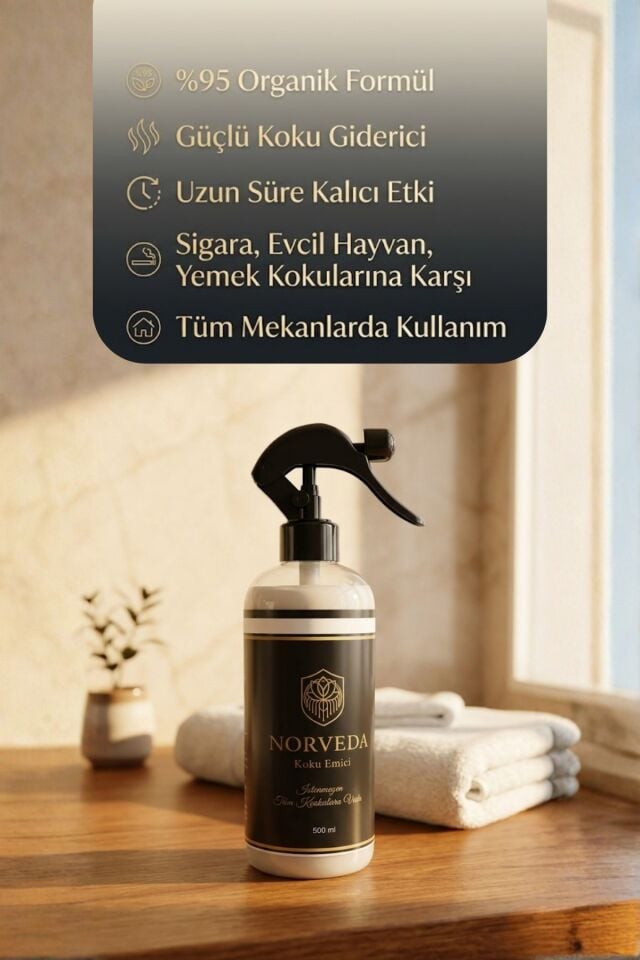 Norveda Koku Önleyici, Evcil Hayvan Koku Giderici Sprey 500 ml.
