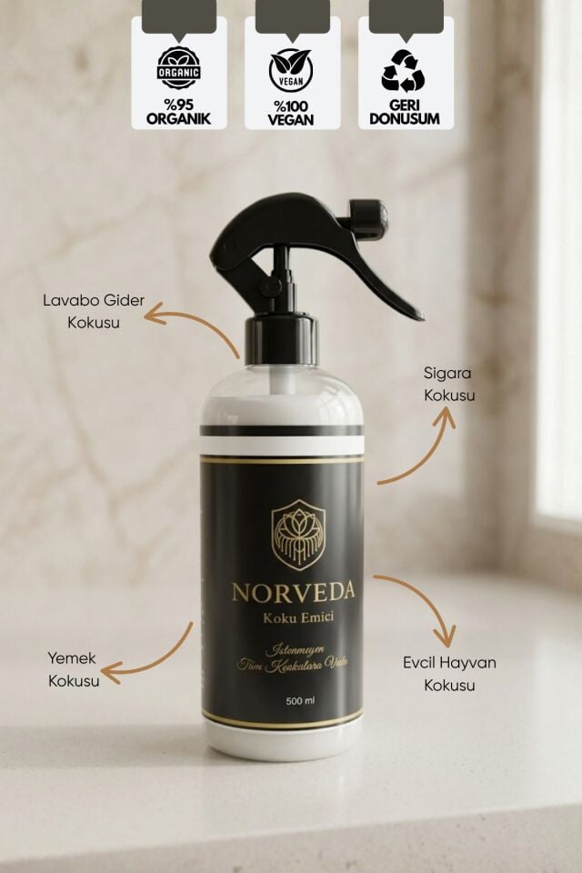 Norveda Koku Önleyici, Evcil Hayvan Koku Giderici Sprey 500 ml.